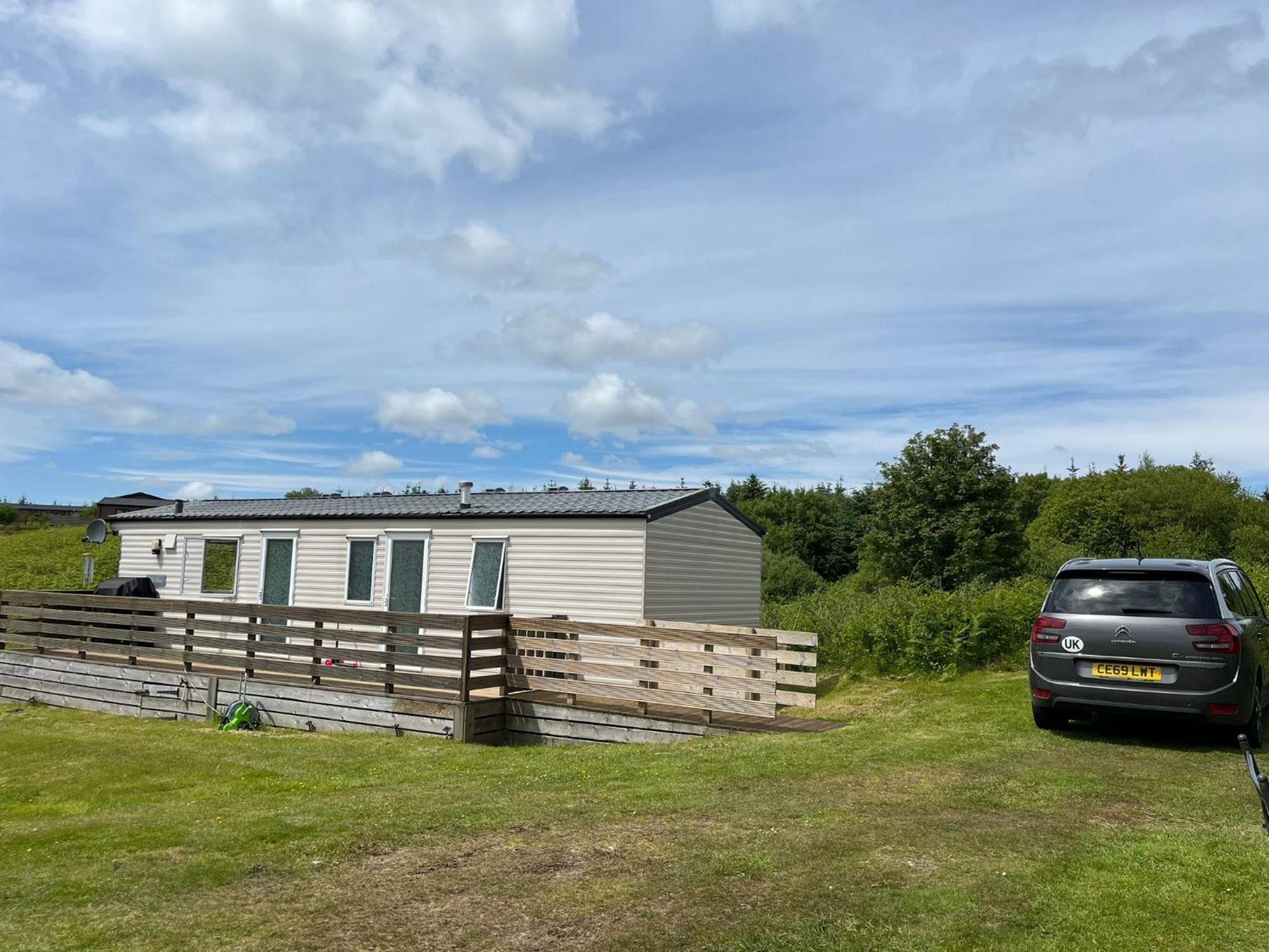 Lochview Retreat Caravan Balminnoch Eksteriør billede